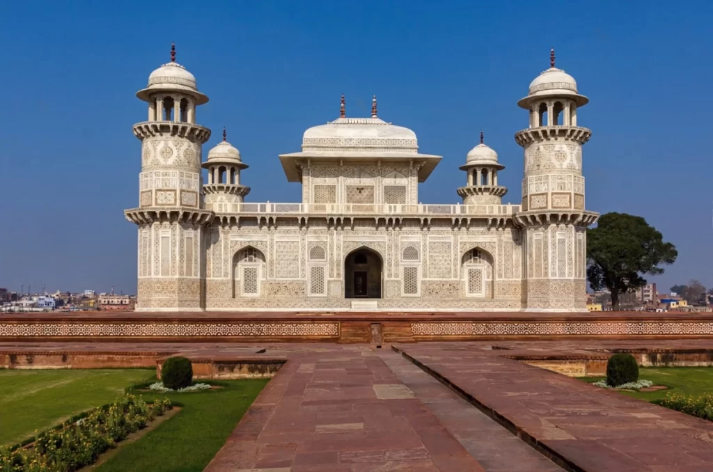 Itmad-Ud-Daulah's tomb or Baby Taj in Agra, 