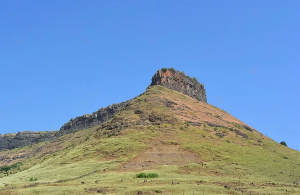 Ramshej Fort Nashik Maharashtra Spring green Mountain View