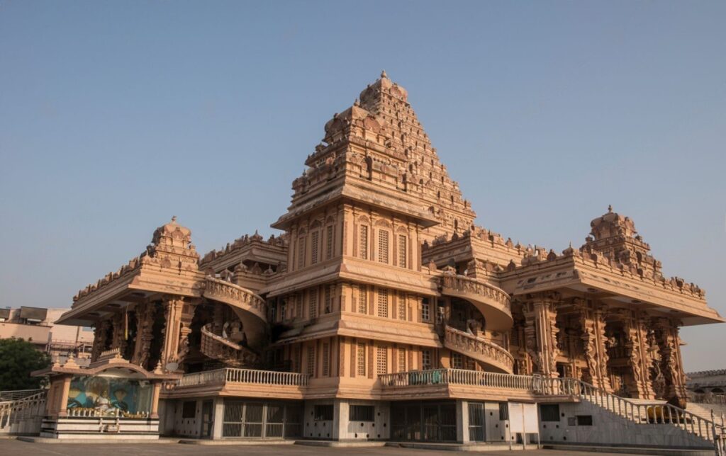 Delhi, India. 04.15.2018. Chattarpur Temple, Laxmi Vinayaka Temple